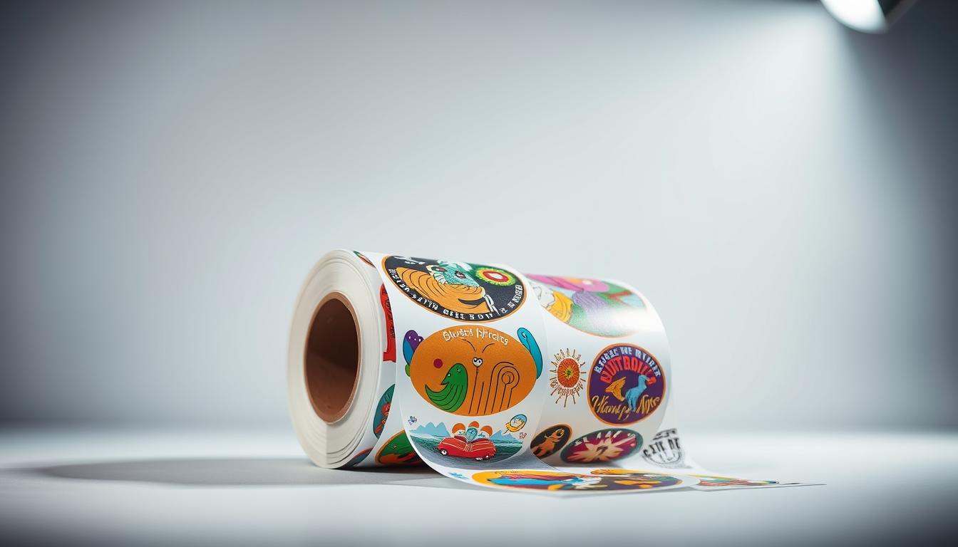 custom roll sticker