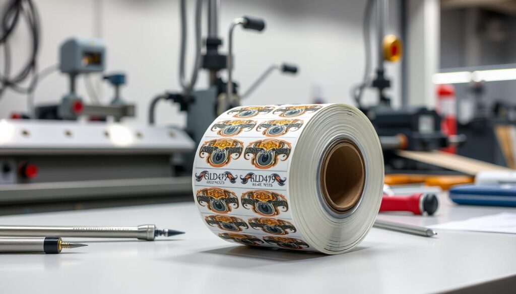 custom roll label printing