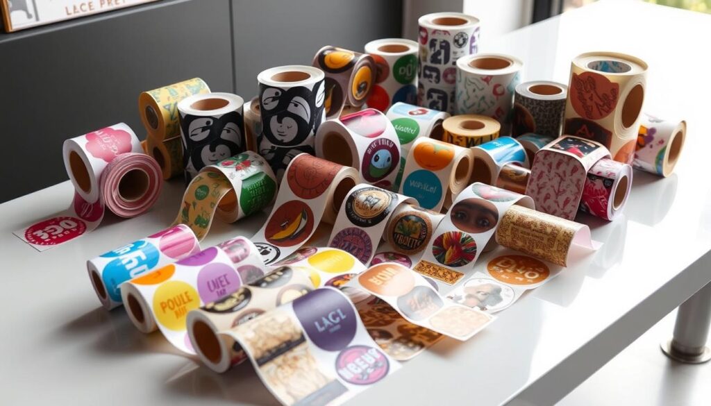 jasa cetak sticker roll custom